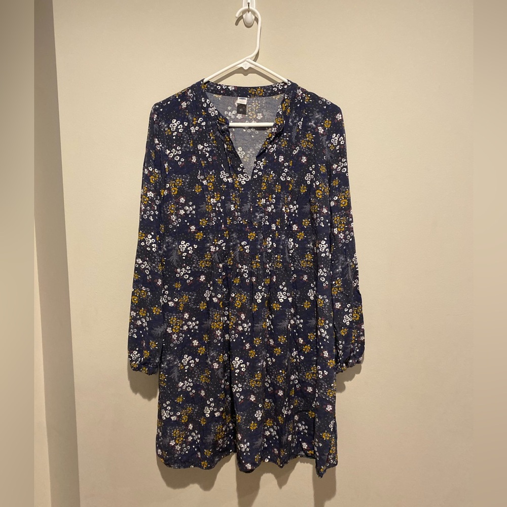 Floral Long-sleeve Sundress